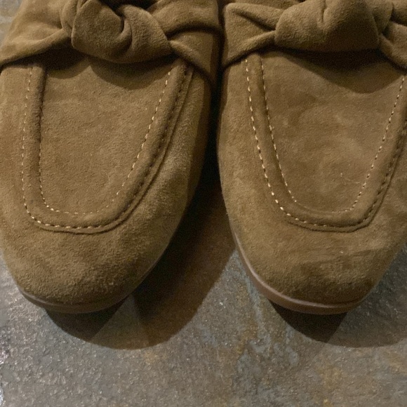 Steve Madden Chart Suede Knot Detail Flat Mules sz 9 - Picture 8 of 10